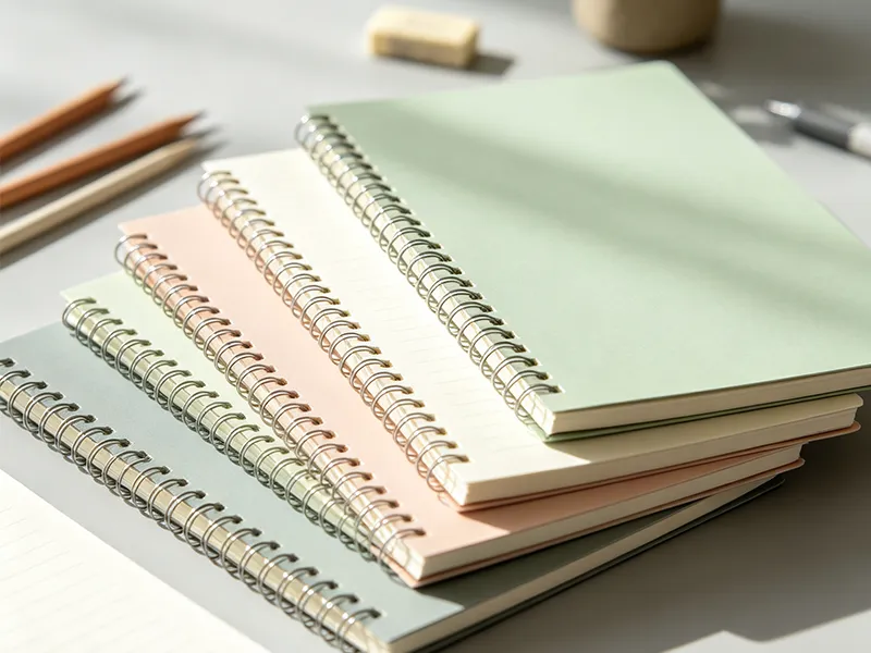 Eguneroko erabilera modernorako eta akademikorako koaderno espiralen ospe handiagoa
